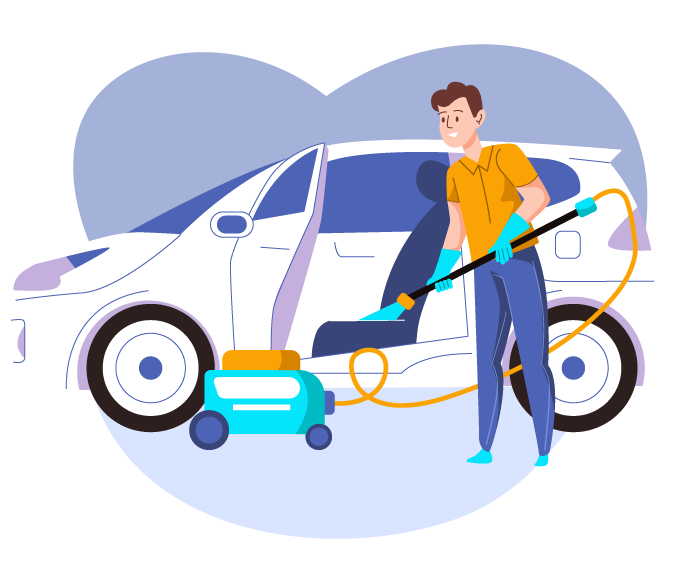Nettoyage en profondeur de voiture à domicile